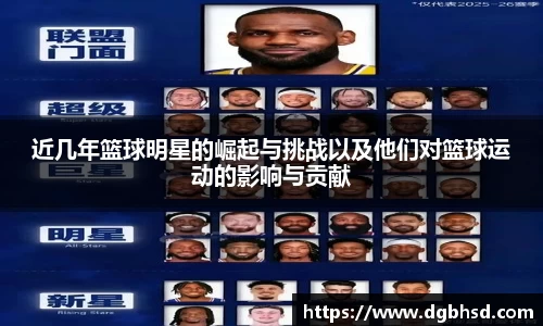 近几年篮球明星的崛起与挑战以及他们对篮球运动的影响与贡献